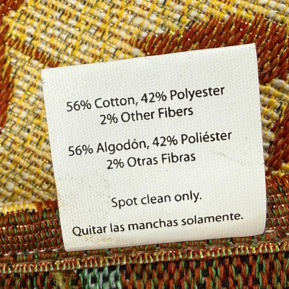 Fox Tapestry‎ Placemats 13x19 Multi-Color Woven Fall Decor Set of 4